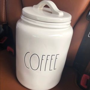 Rae Dunn coffee canister